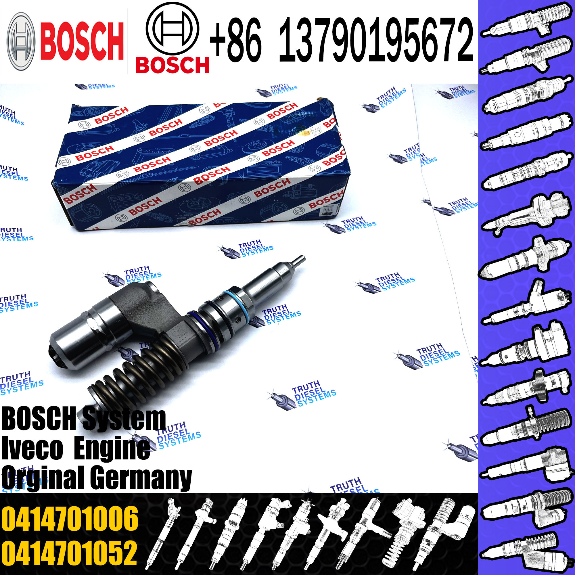 Diesel fuel injector 0414701006 injector nozzle assembly unit injector 0414701006 spare parts
