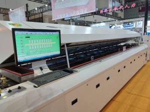 China 420mm PCB Lead Free Nitrogen Reflow Oven For Auto Electronics factory