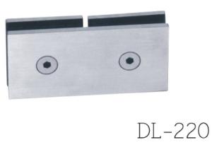 China Glass clamps DL220, Material Zinc alloy type, Satin or Mirror, double type factory