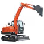 6.3 Ton Crawler Road Builder Excavator With 48KW Engine