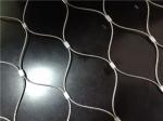 Stainless Steel Ferrule Flexible Cable Mesh Customized Panel Shape Non Flammable