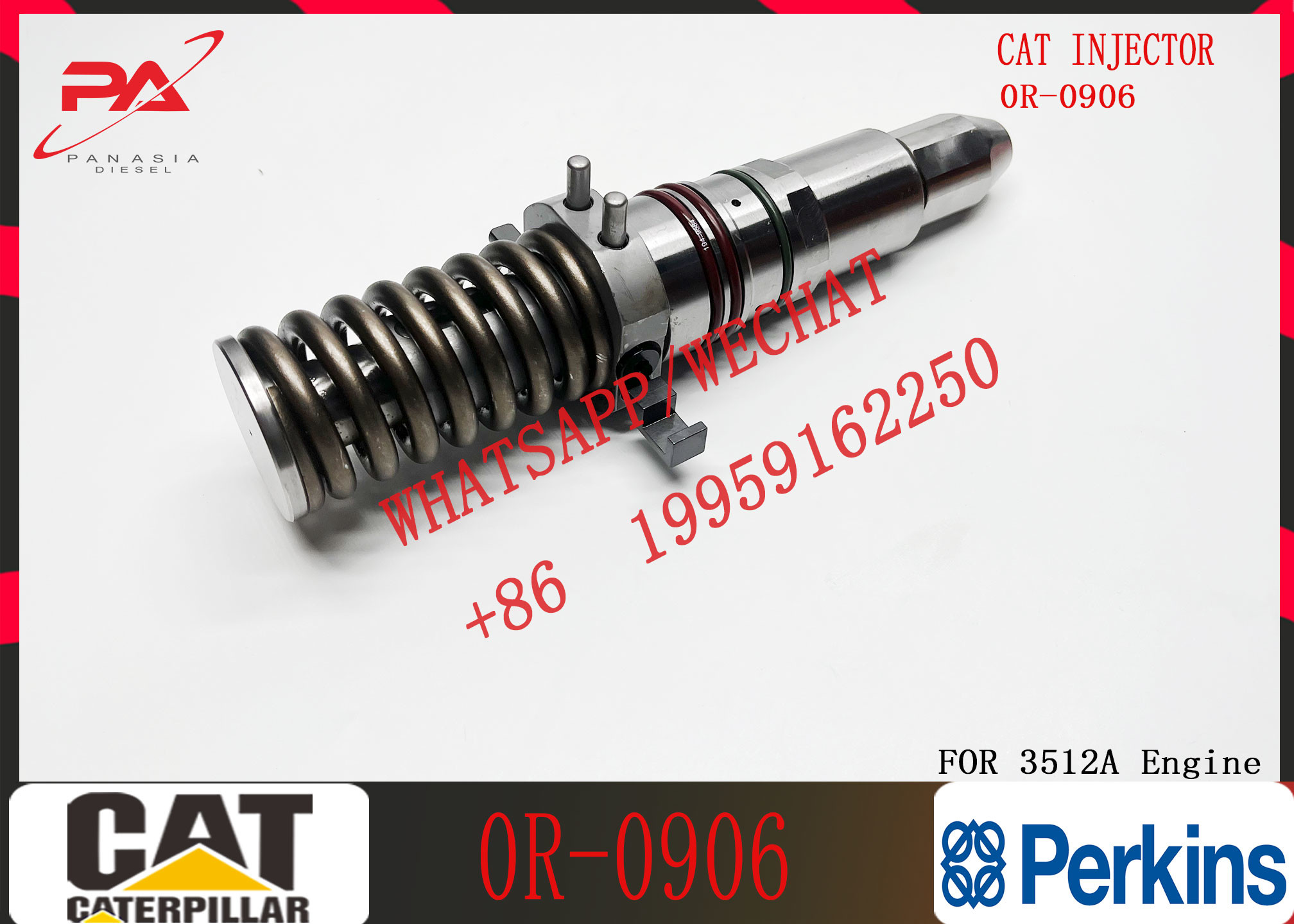 Common Rail Injector Assembly 111-3718 10R3053 6I-3075 7C-4184 0R-8338 0R-0906 7C-9576 7E-6048