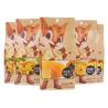 Buy cheap Snack Food Dried Fruit popcorn Kraft Paper Packaging Bag ODM 130x200+70mm from wholesalers
