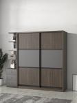 Patten Chipboard Plywood Modern Bedroom Wardrobe 2 Door Sliding Wardrobe