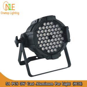 China 54 pcs 3W Cast Aluminum Par Light RGBW Stage Light|DJ Light Factory factory