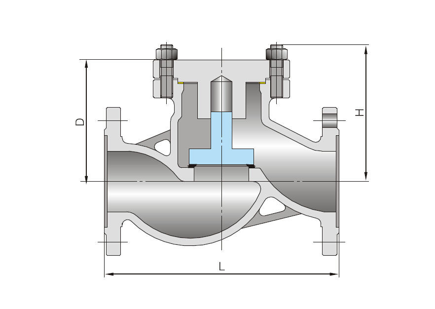 Low Pressure Air Metal Seat Lift Type 10 Inch Stop Pornd Check Valve Dn100 Pn16 Pn40 For Water