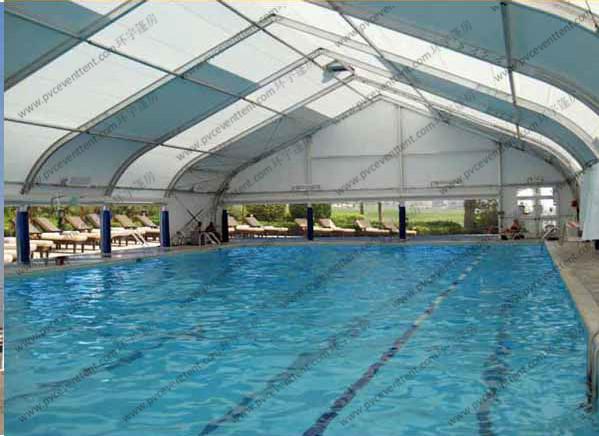 Swimming Outdoor Sports Tent Polygonal Tear Resistant Customized Design