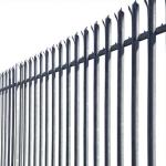 Commercial Steel Palisade Fencing D Section / W Section Type Versatile Design