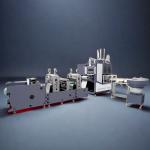 Double Station rotary die cutting and slitting machine logistics label thermal