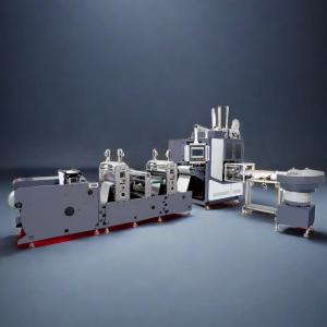 China Max rewind 300mm average speed 100m/m no glue labels turret rewinder machine logistics thermal paper factory