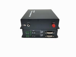China CE, RoHS Compliant 1080P/60Hz 2 Channel DVI to Fiber Video Extender over Single Mode Fiber with LC(SFP ) Fiber Port factory