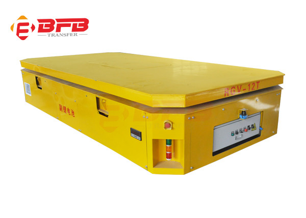 10 Ton RGV Rail Guided Automated Vehicle For Steel Pallet Handling