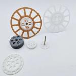 White Thermal Nylon Gaskets Rigid Insulation Washers Fixing Discs OEM Service
