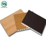 10-25mm Curtain Wall Aluminum Honeycomb Building Panels Wood Grain For