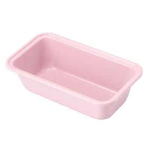 China Light Pink 6-Inch Carbon Steel Bread Toast Cake Mold Baking Pan factory