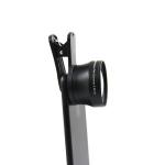 Black Cell Phone Wide Angle Lens 2.0X Super Wide Angle Phone Camera Lens