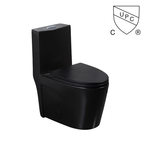 Siphon Dual Flush Valve Bathrooms Toilets Matte Black Csa Toilet With 10.5 Rough