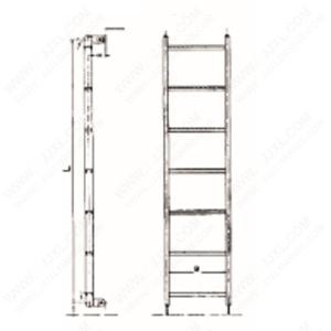 China Stainless Steel Vertical Ladder factory