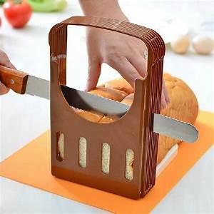 China ECO Friendly Kitchen Baking Tools Plastic bread Slicer Adjustable With FDA factory