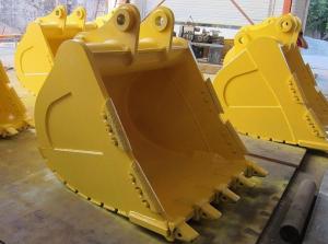 China Wear resistance Q460D Excavator Rock Bucket Step Width 1000mm factory
