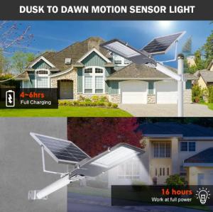 China 90 w 100 w Ip65 Heavy Duty Led Solar Street Light With Pole 50000 hours Lifespan factory