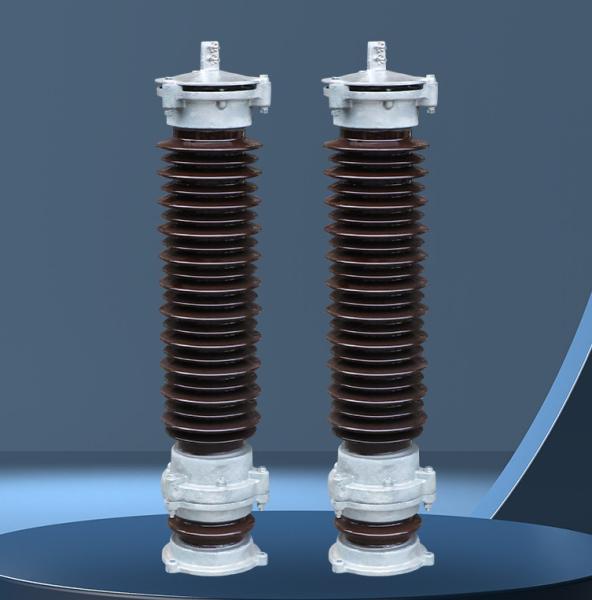 Porcelain Housed Metal Oxide Surge Arrester Ceramic Power Station Type Zinc
