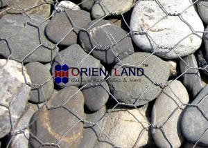 China Hexagonal Gabion Rock Wall Cages / Retaining Wall Gabion Baskets ISO Approval factory