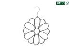 Betterall China Manufacture Velvet Clothes Hanger Flowery Velvet Ties Hanger
