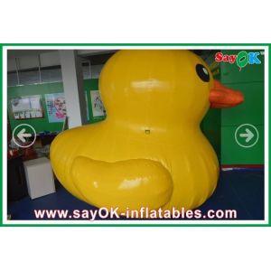 Inflatable Animal Balloons Events Height 4M Inflatable Yellow Duck Customized