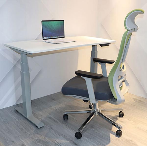 Height Adjustable Modern Boss Study Dual Motor Electric Standing Desk with Metal