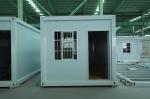 Rugged Corrosion Resistant Flat Packed Container House Moveable Living Storage