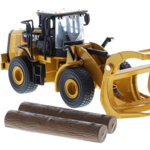 1:64 DM Diecast Masters Wheel Loader Log Forklift Attachment Model 85635 Collectible