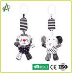 19CM Baby Hanging Rattle Toys , OEM Stroller Toys For Baby