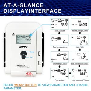 MPPT Automatic Max Power Tracking 12V 24V Solar Battery Charging Controller 10A