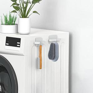 China Metal Japanese Bathroom Organizer Magnetic Washing Machine Organizing Rack factory