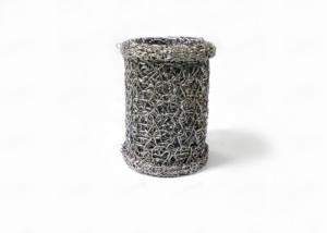 China Dia 40*20mm Cylinder Knitted Wire Exhaust Mesh Gasket Support Rings Alkali Resistant factory