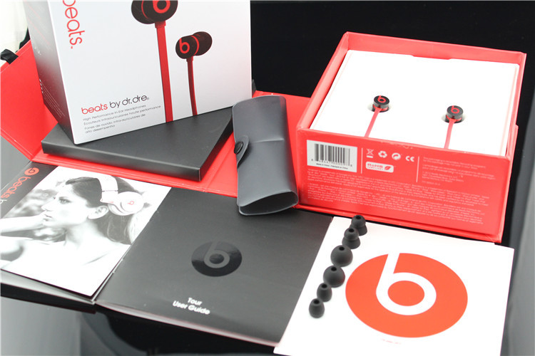 Beats by Dr. Dre Urbeats In-Ear Headphones - Black/Red Beats Urbeats Earbuds In Ear Wired Headphones With Remote&MIC in