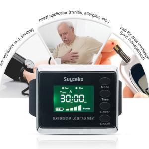 China Semaiconductor Pain Relief Low Level Laser Therapy Wrist Watch Home Elderly Diabetes factory