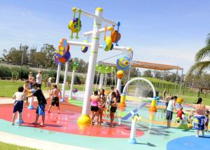 China Children Water Playground Equipment Spray Park Equipment 1020X1015X645CM Area factory