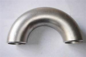 China 304 Butt Welding Stainless Steel Pipe Fitting 180 Degree Elbow factory