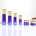 Luxury 120ml 50g Cosmetic Glass Bottles Hot Stamping With Screw Cap