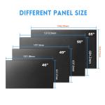 75 Inch Wifi Lcd Video Wall Monitor Full Hd Anti Scratch Indoor 10mm
