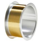 99.9% High Purity Gold Plated Silver Wire Round Shape High Flexibility