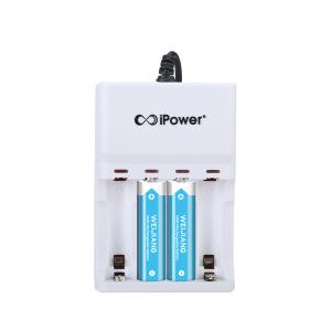 China AU Plug Double Aa Battery Charger White AAA And AA Battery Charger factory