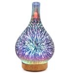 Christmas Firework Aromatherapy Essential Oil 3D Diffuser Glass Humidifier