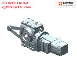 148.15 3HP Drive Helical Bevel Gear Motor Reducer DRN71MS4 0.75KW With Brake