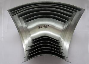 China Galvanized Steel 45 Degree Stamping Half Elbow / Pressed Bends Halves factory