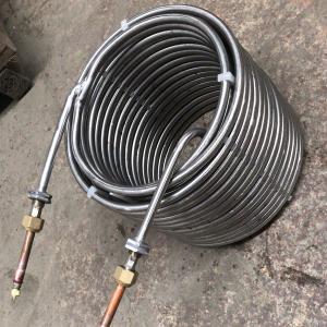 China Immersion Coiled Tube Heat Exchanger Wort Chiller Stainless Steel factory