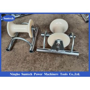 China 12kN Underground Cable Tray Wire Pulling Rollers on sale