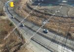 Anti Impact Rolling Guardrail Barrier Parking Lots / Curved Median Strip